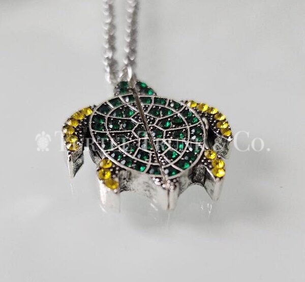 Chi Eta Phi Turtle Necklace with Secret Message